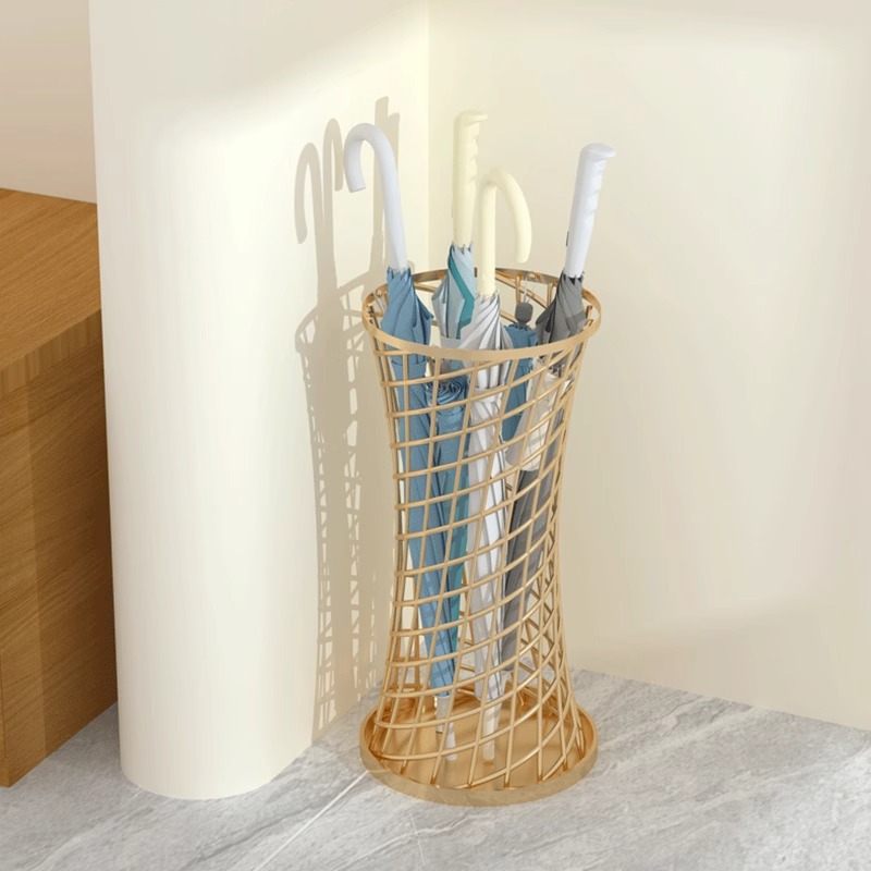 Estante de almacenamiento de paraguas Estante de paraguas para el vestíbulo del hotel en casa Estante de paraguas de gran capacidad en el aula de entrada comercial