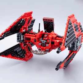 中国积木星球大战75240绯红钛战机帝国飞船男孩拼装玩具礼物11422