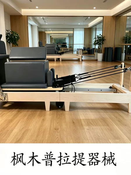 Pilates Equipment Manufacturer Directly Supplies Folding Pilates Beds for Home and Commercial Use, Multifunctional Maple Core Beds