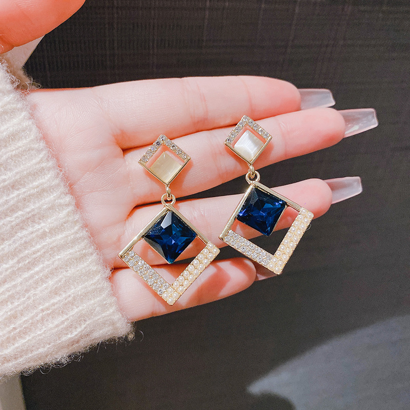 Blue [925 silver needle]