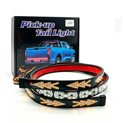 LED Color-Changing Decorative Light Strip for Turn, Brake, and Reverse, Universal Truck Rear Tail Light, New Car Tail Light (Other lights) - 12m