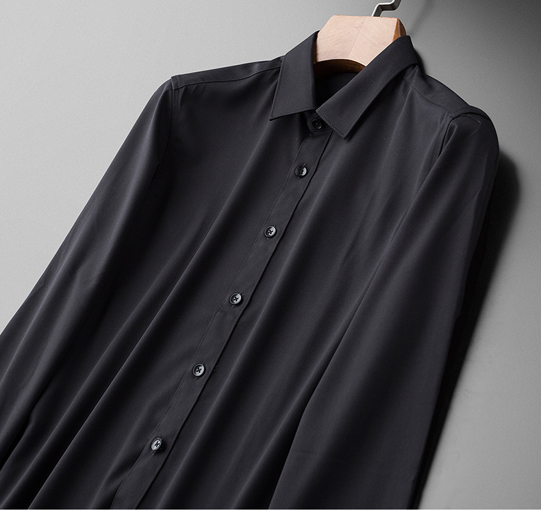 Camicia uomo elegante maniche lunghe slim fit professionale_voghion.com