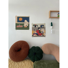 [Vintage Cartoon] Medieval Illustration Art Cafe Combined Wall Sticker, Picture Core Decorative Painting Poster