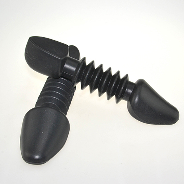 [Soporte de zapato de plástico] shrink primavera zapato último ajustable de plástico negro soporte de zapato de garantía de calidad