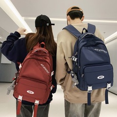 中學生書包女初中生高中生簡約背包2023新款夏大學生雙肩包男ins