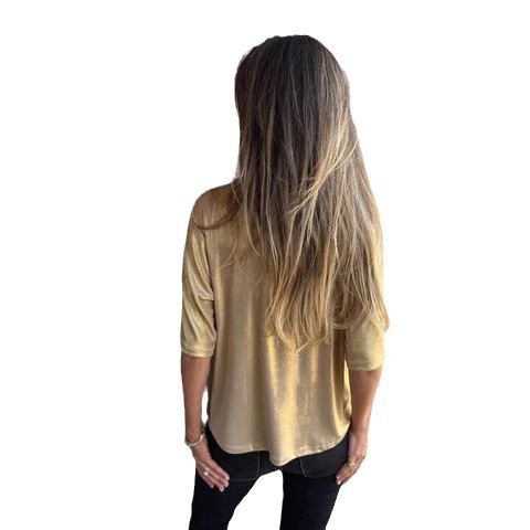 summer solid color short sleeve T-shirt with a round collar for…