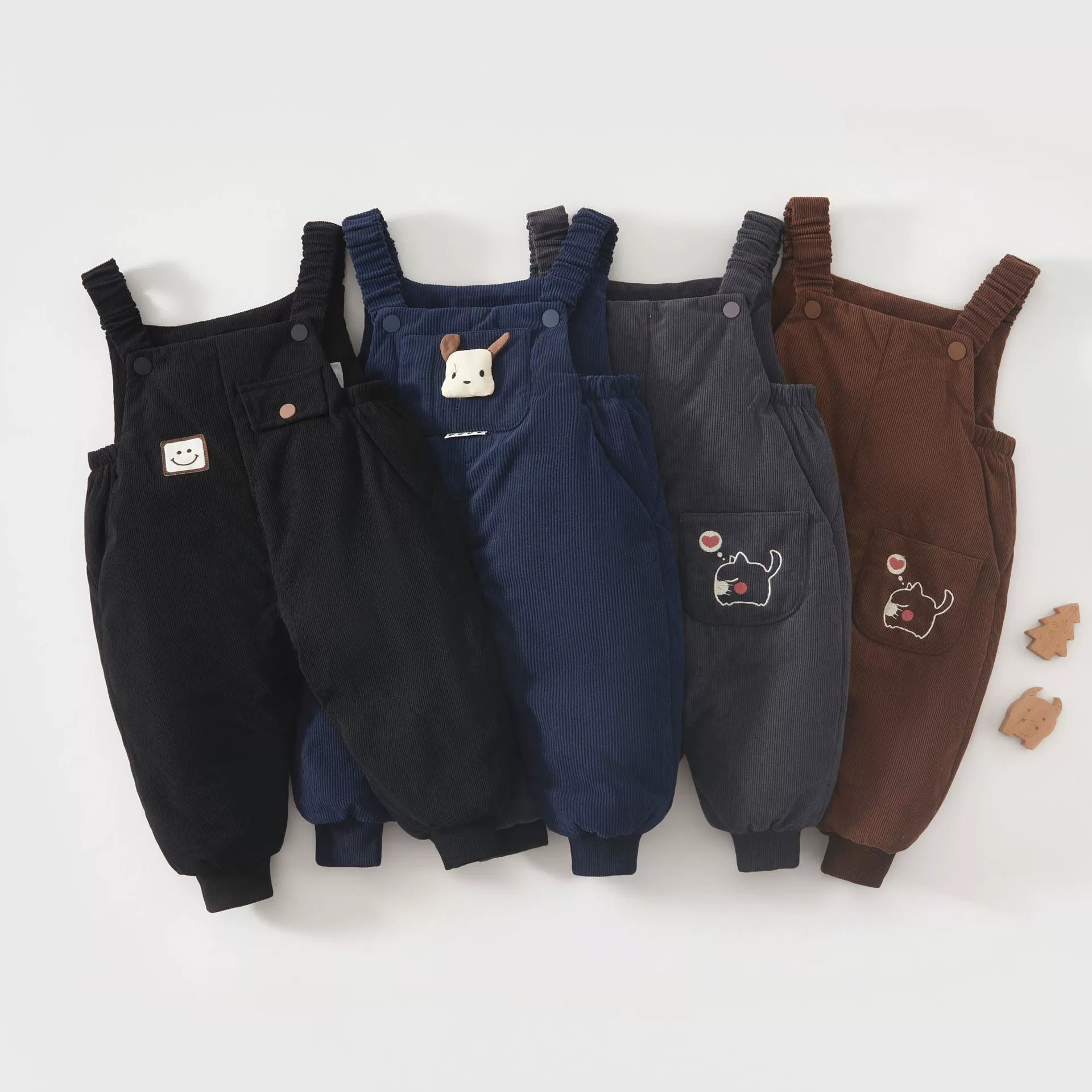 Детские нагрудники Девочки пуховые брюки Детские пуховики для мальчиков теплые брюки Детские зимние лыжи Детская зимняя одежда