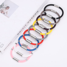 情侣款硅胶手环手腕带负离子能量平衡男女户外运动防水硅胶手链饰