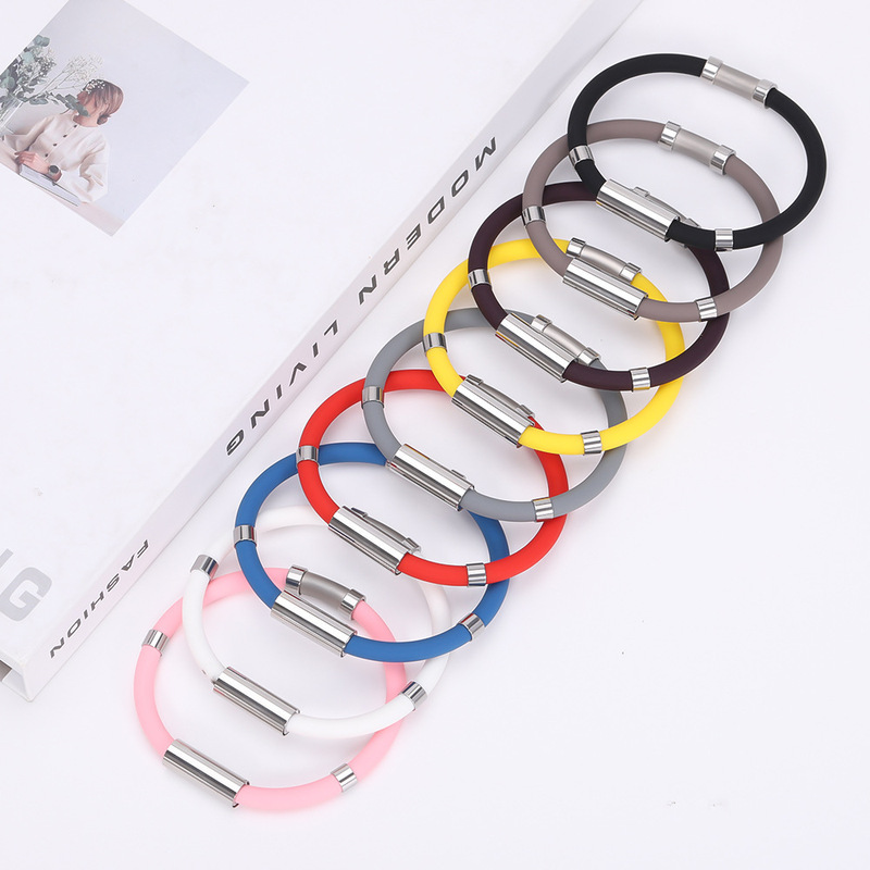 Couple Style Silicone Bracelet Wrist Strap Negative Ion Energy Balance Men and Women Outdoor Sports Waterproof Silicone Bracelet Decoration Couple Style Silicone Bracelet Wrist Strap Negative Ion Energy Balance Men and Women Outdoor Sports Waterproof Silicone Bracelet Decoration