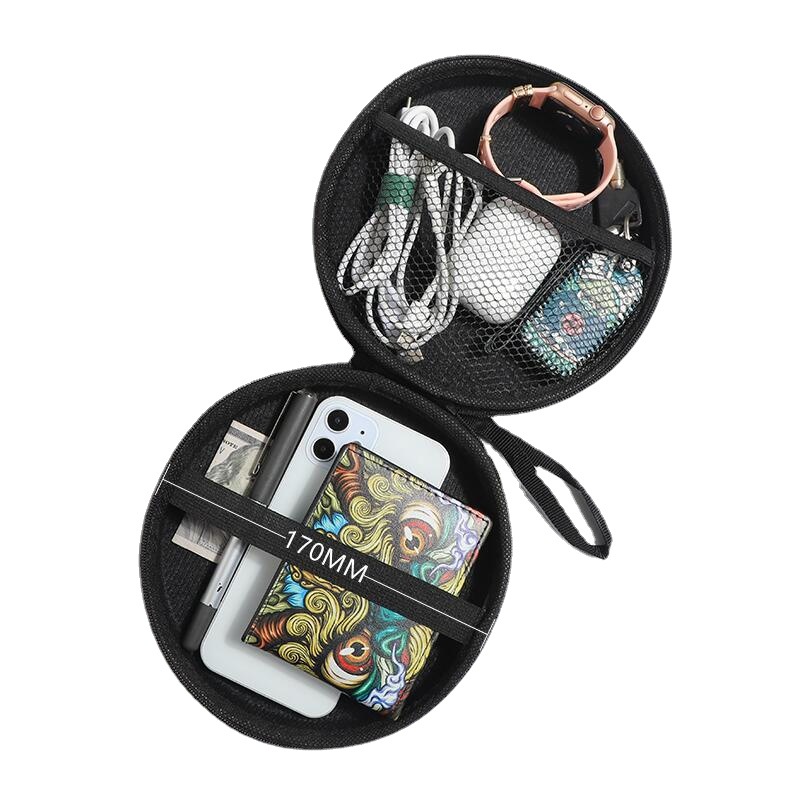 数据线收纳盒eva耳机收纳包移动硬盘盒数码包3代耳机盒耳麦包装盒