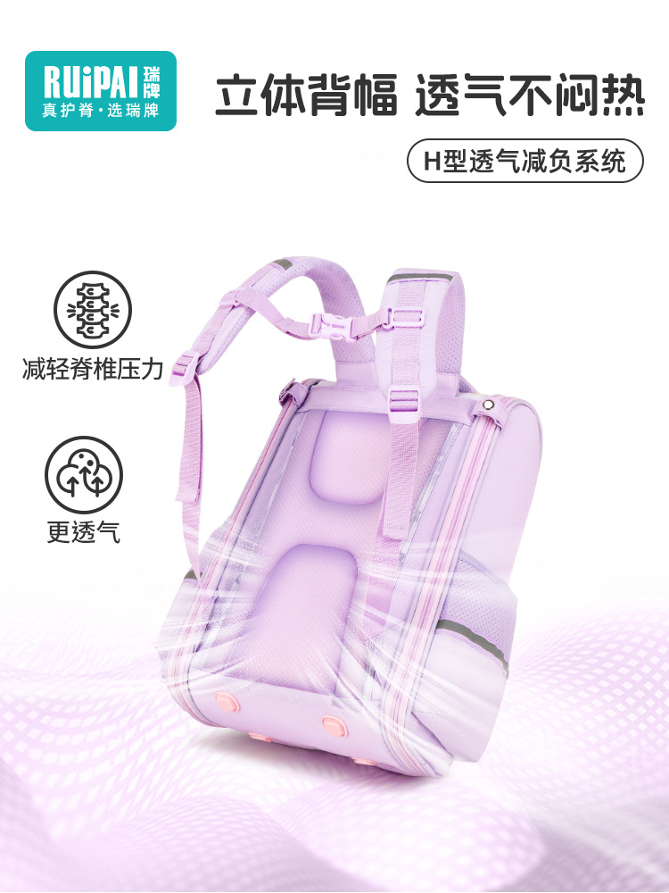 Mochila escolar de niñas Ruipai para niños de grado 1 - 3 mochila escolar ligera de gran capacidad para niñas de escuela primaria mochila