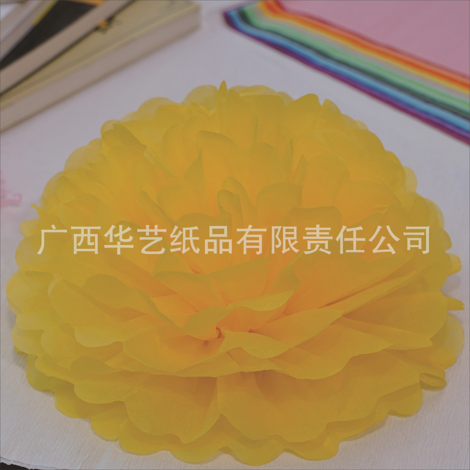 Bola de Flores de Papel Decorativo para Boda y Fiesta de Cumpleaños