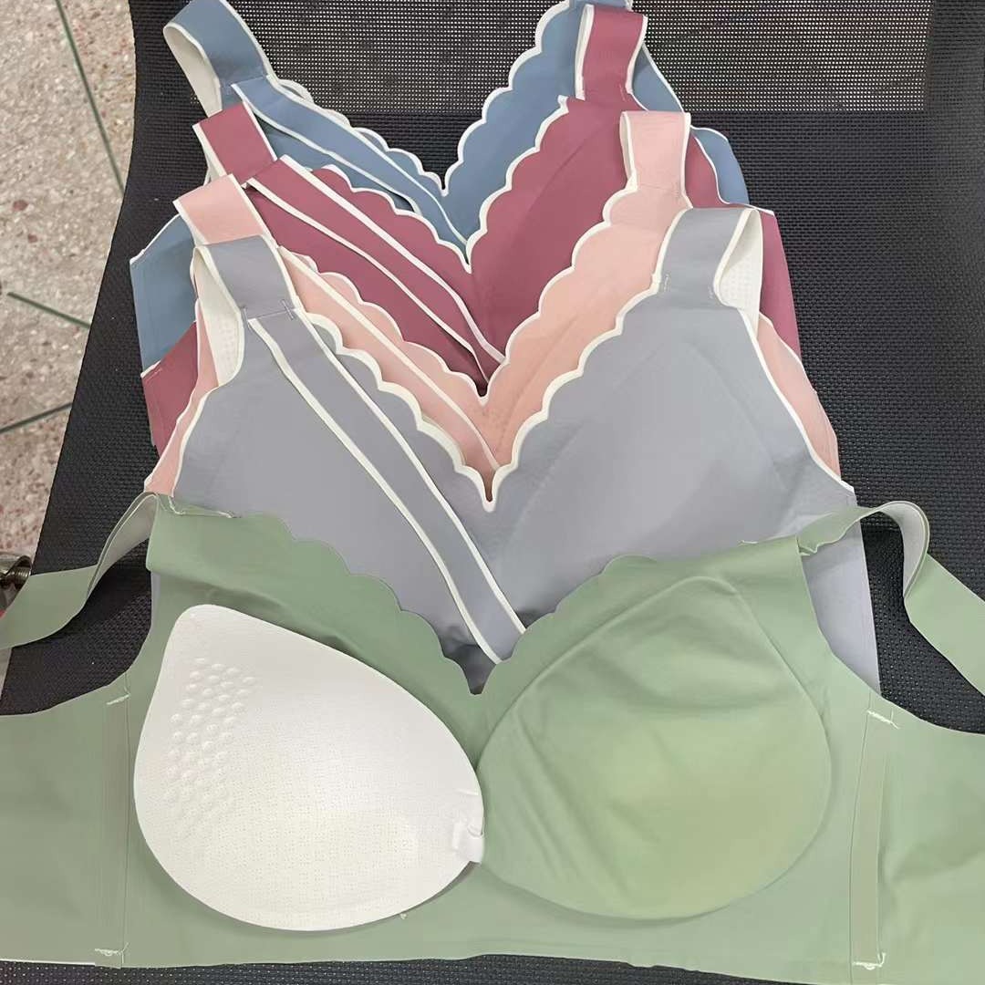 Nuevo chaleco de alta calidad sin marcas de la espalda de mujer sin anillo de acero yoga pull bra ropa interior deportiva mujer al por mayor