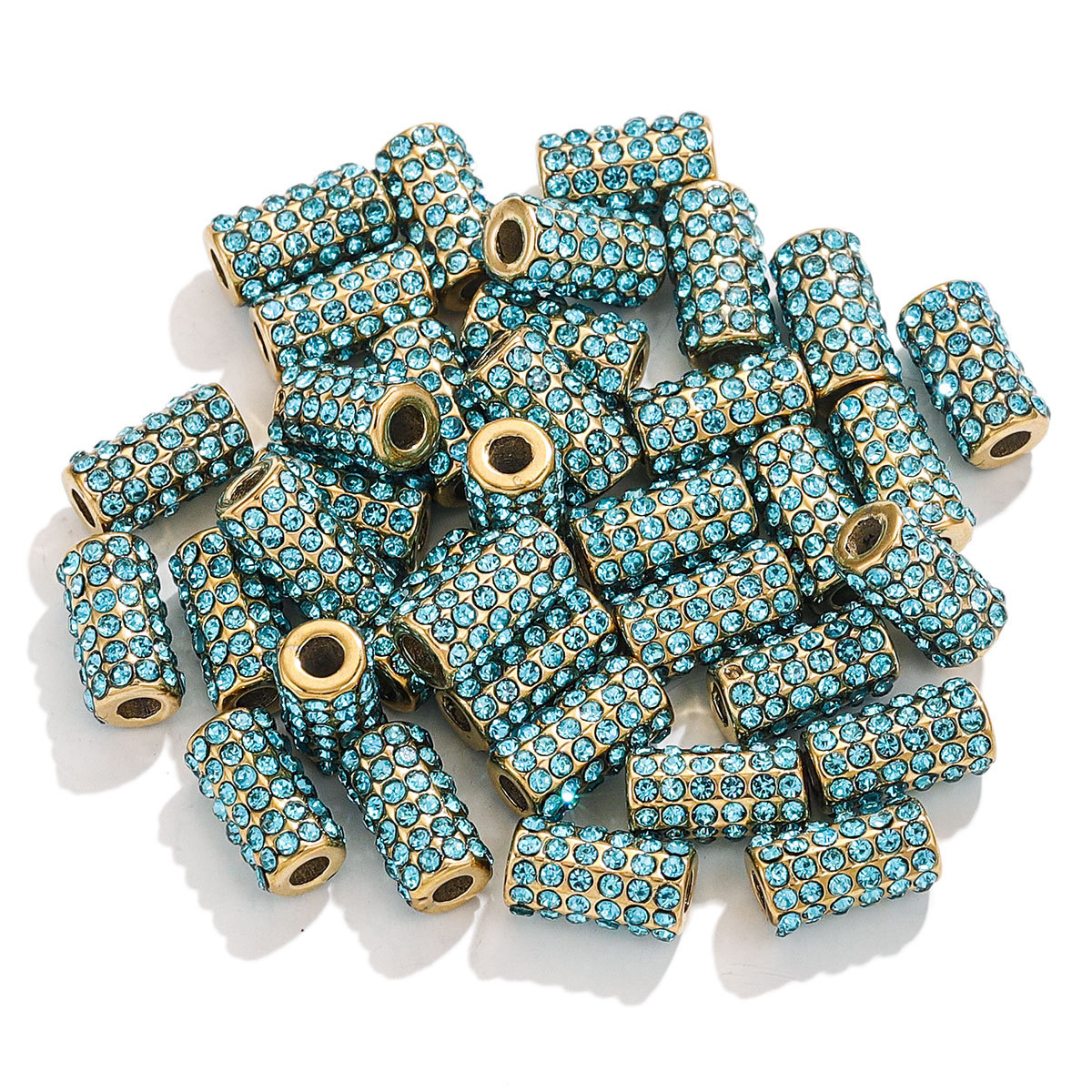 Accesorios de bricolaje hechos a mano cuerda trenzada con cuentas material joyería punto completo diamante retro Moda Africana agujero grande 3mm