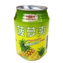 菠萝风味饮料整箱24瓶特价批发厂家直销罐装过年酒席外卖菠萝饮品
