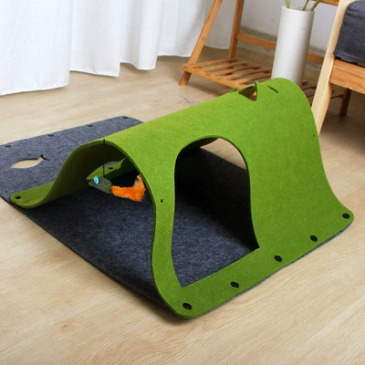 Multipurpose Cat Tunnel - Gray Green (without mice)