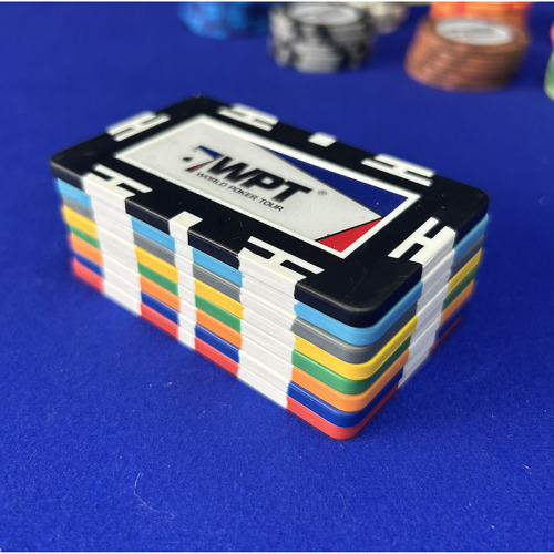 WPT Square Chip Texas Hold'em No Face Value 8 Colors Optional Square Tiles Square Tiles No Face Value