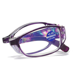 防藍光摺疊老花鏡批發2024新款包花鏤空老視鏡男女士便捷老花眼鏡