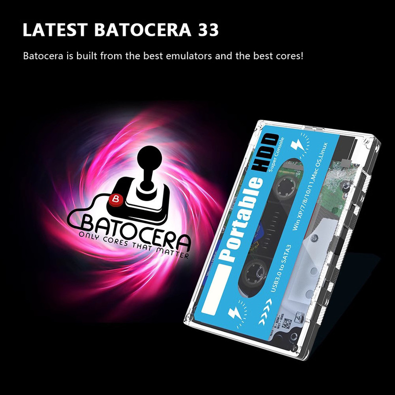 Cross-Border Gaming Hard Drive Computer USB Mobile Retro Game Console Emulator Ps2/Ps3 Light Gun Arcade Controller