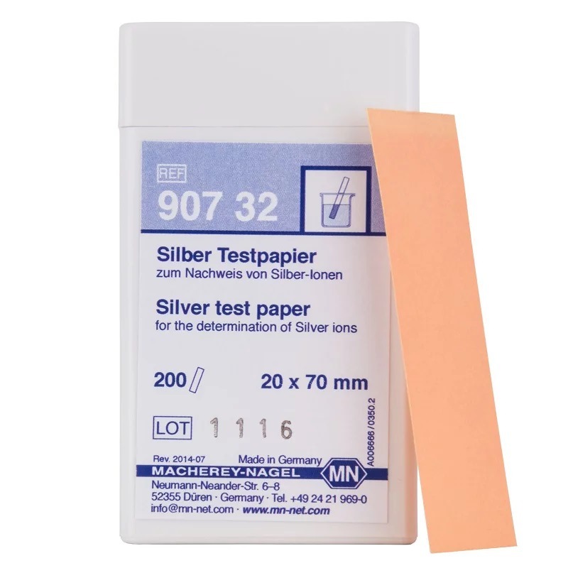 MN90732 银测试纸 Silver 测试过程既简单又快速 倍斯特仪器