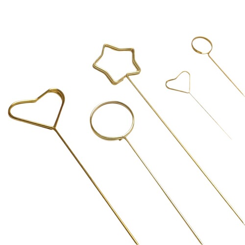 Brilliant metal card flower arrangement shop bouquet flower arrangement flower packaging materials production material metal card arrangement