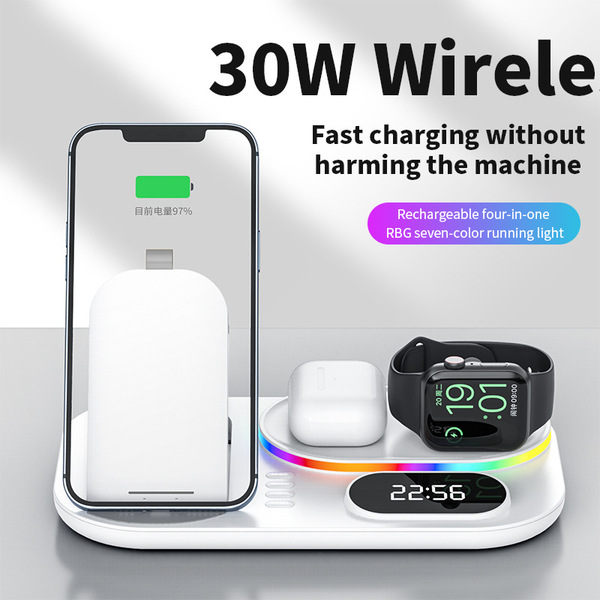 Cross -border tri -in -one wireless charger Magsafe suitable for…