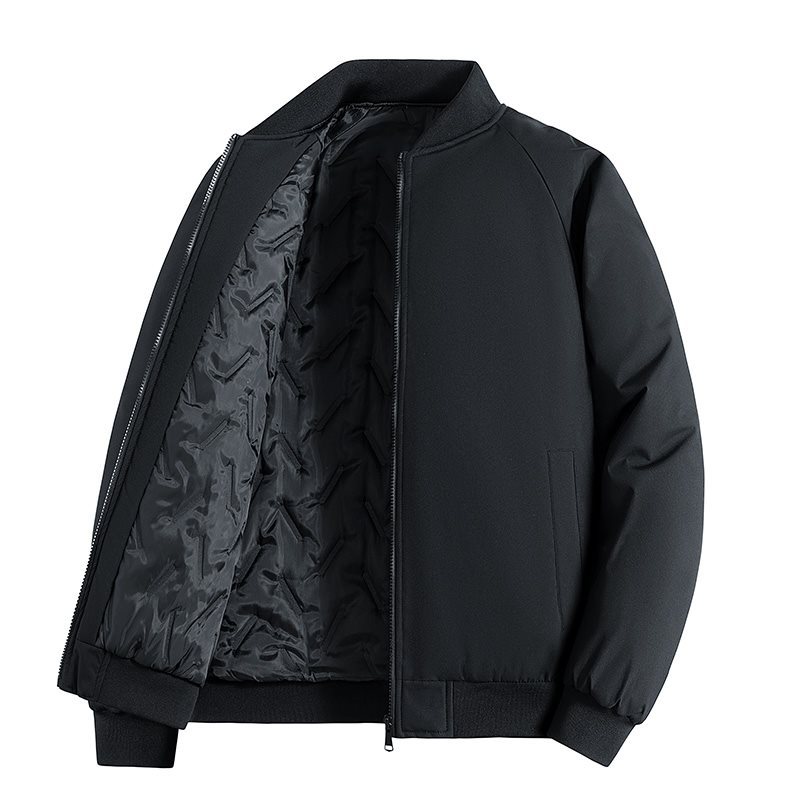 纯色棉服大码M-8XL光板棉服棒球领棉衣高端棉服字冬款外套可二开