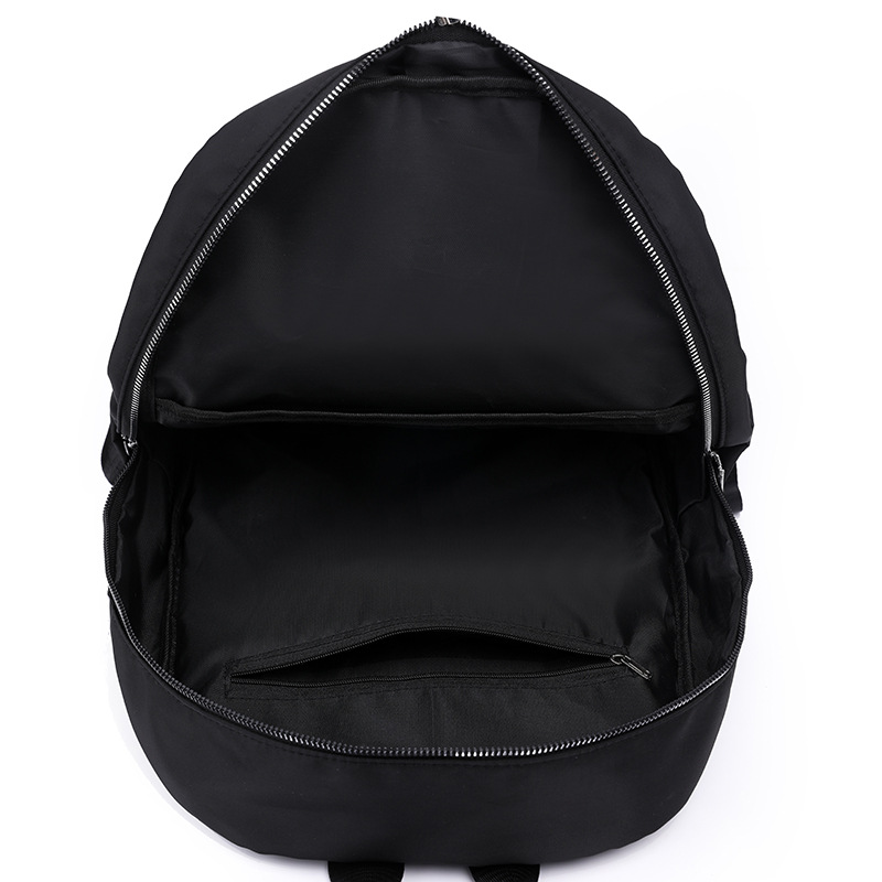 Fuente de origen 2023 nueva mochila de nailon para mujer de gran capacidad, mochila para computadora de viaje de negocios simple, mochila escolar