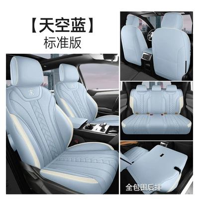 for All Seasons, Fully Enclosed – Modelə uyğun (Original) oturacaq örtükləri - sky-blue-standard-edition-2025-byd-song-ldmi-special-car