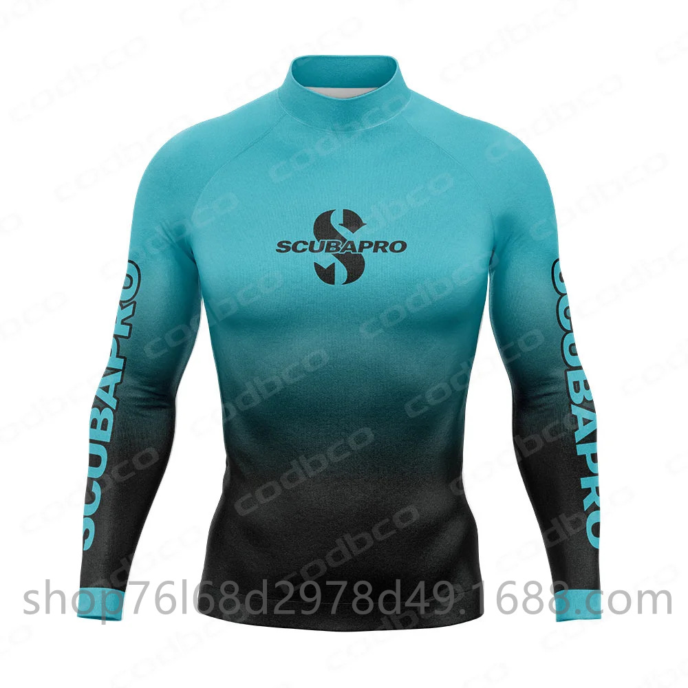 Scuba Surfing Suit, Outdoor Sun Protection Suit, Snorkeling Swimsuit, Long-Sleeved Split Top, Quick-Drying Jellyfish Suit, Men's Wetsuit