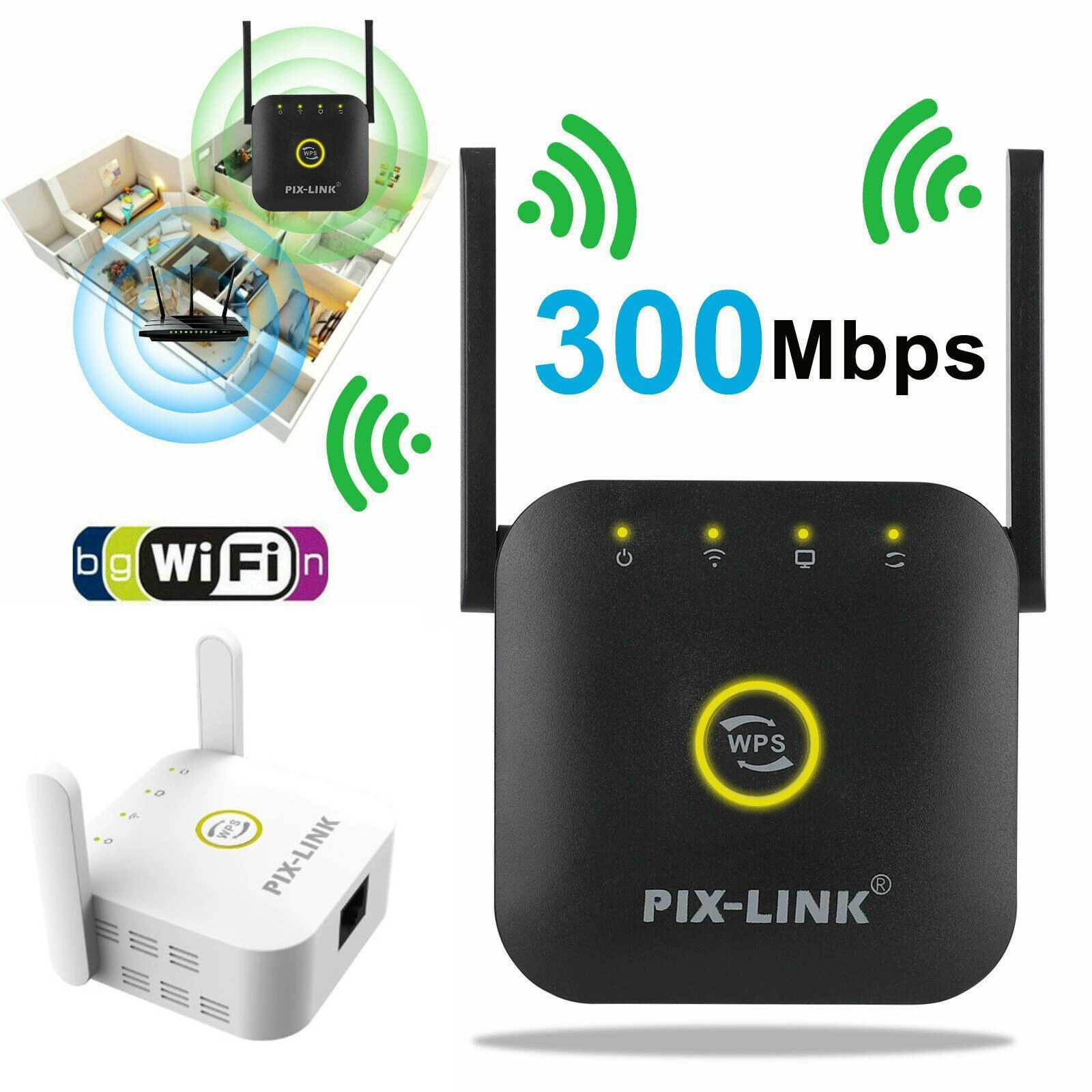 300М сетевой повторитель, беспроводной Wi-Fi сигнал, маршрутизация усилитель, расширитель сети, репитер сигнала