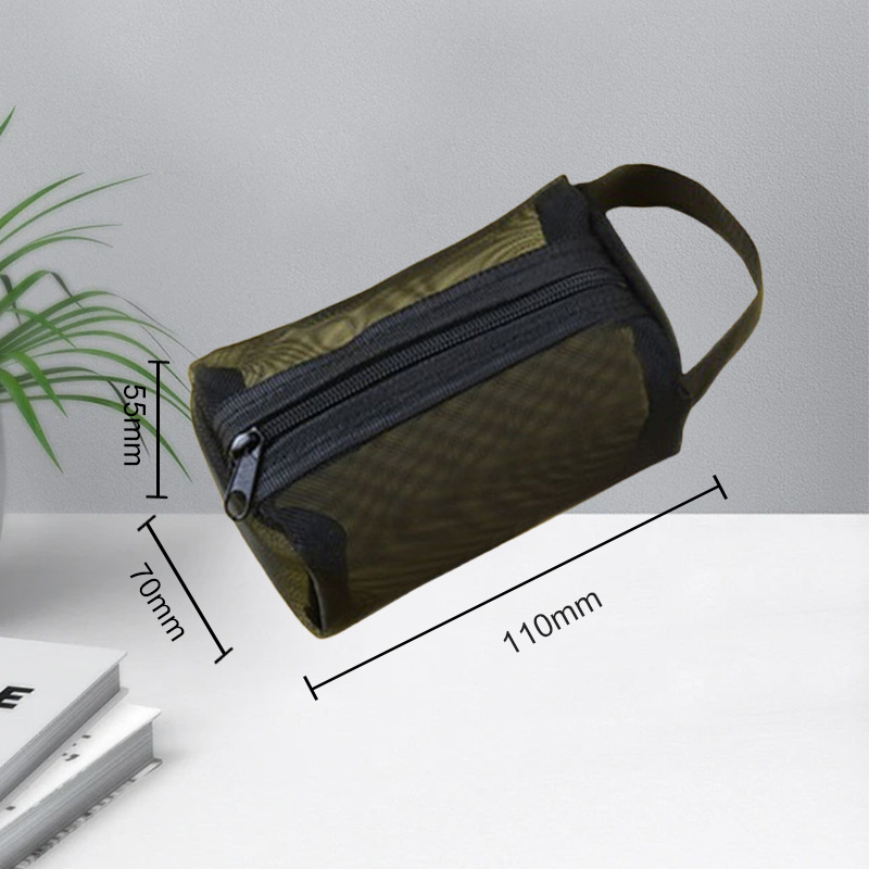 網糸収納袋ミニチャック袋化粧バッグ大容量小銭鍵小包携帯カードバッグ口紅包