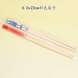 6.0加粗一次性独立包装高档家用餐厅饭店火锅聚餐年货喜庆筷子