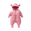 baby one-piece garment winter Exorcism Hooded children Winter clothes thickening Cold proof go out Romper 0-6-18 A month