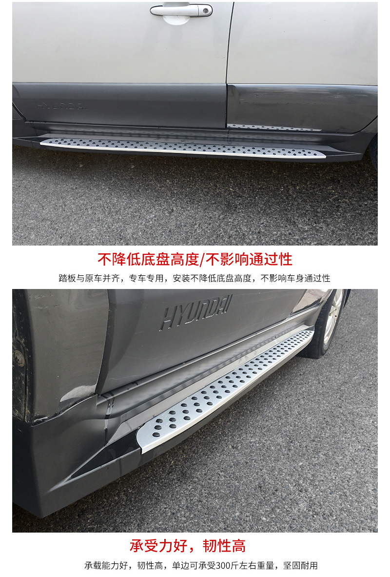 Applicable to modern brand new Tucson side pedal 23 Tucson L side pedal aluminum alloy welcome pedal