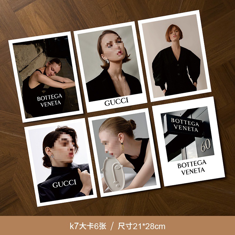 K7 대형 카드 6장/21*28cm