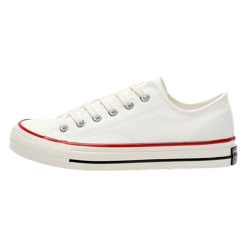 Clásico de la década de 1970 zapatos de lona bajos hombres y mujeres pareja vintage zapatos vulcanizados de limpieza de aceite estilo coreano zapatos de tela de estudiante hombres