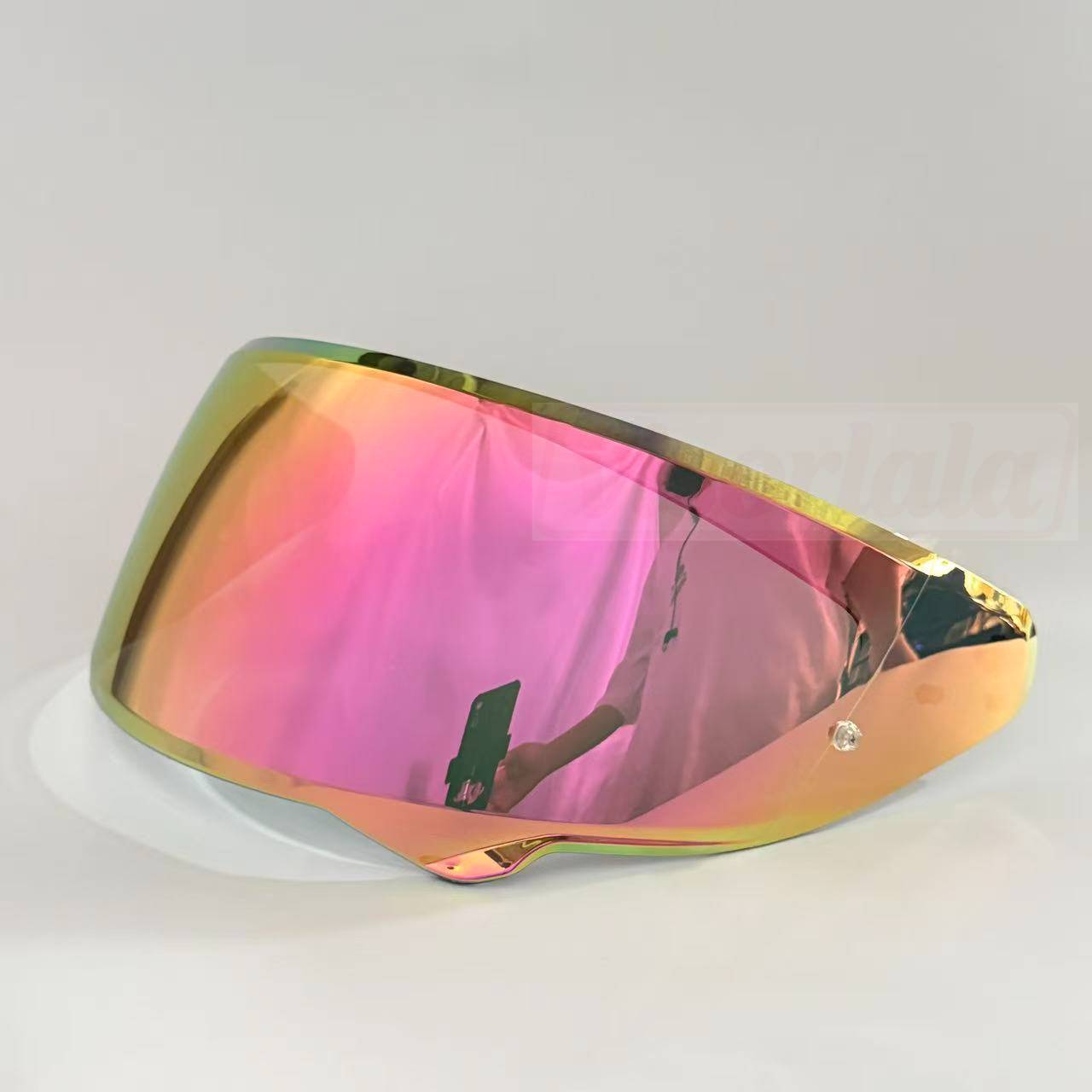 Suitable for Hjc I71 Helmet Lenses Hj-38 Electroplated Multi-Color Day and Night Universal Color-Changing Film Anti-Fog Sticker Helmet Accessories