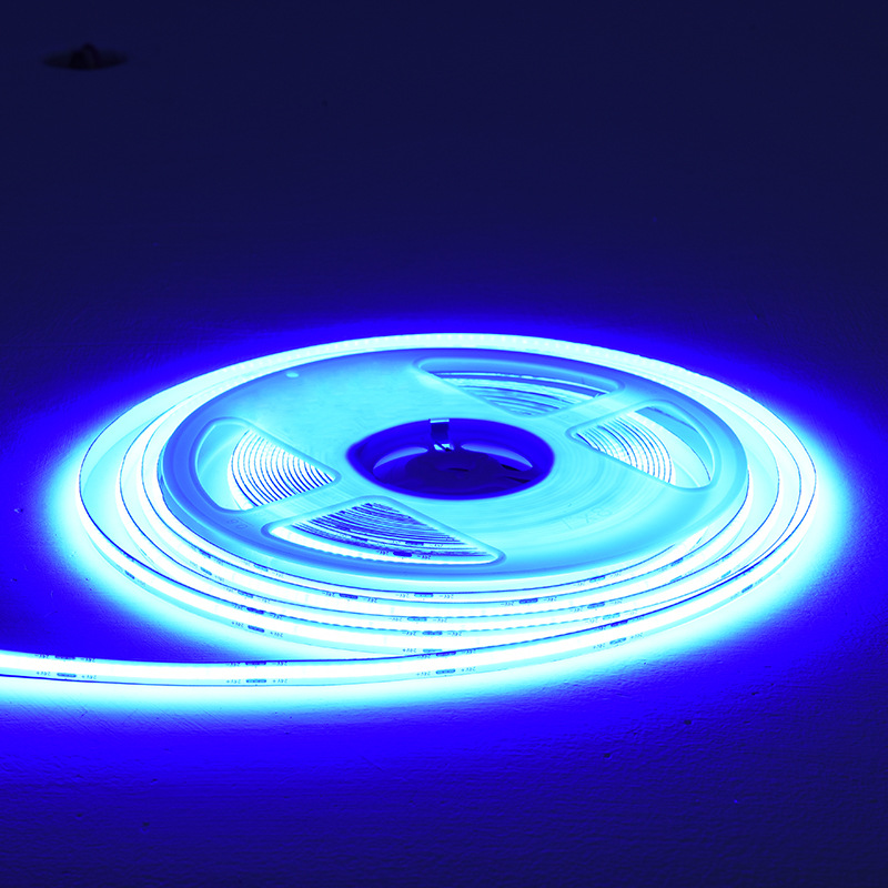 Tira de luz COB 12V 24V Tira flexible Rojo Verde Azul Naranja Rosa Armario de Luz Monocolor Vitrina Impermeable Exterior