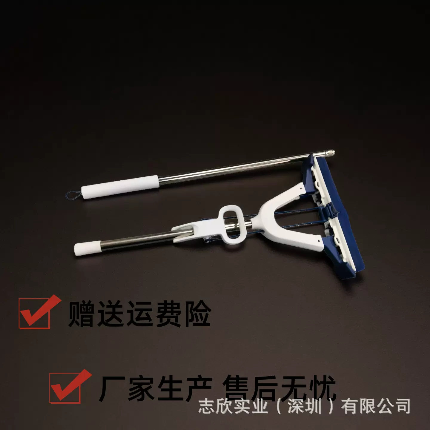 厂家拧水拖把家用棉头不发干不发硬拖把懒人免手洗对折式一拖净PU