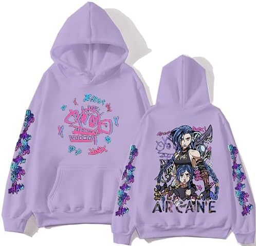 Sudadera transfronteriza AliExpress Arcane jinx Hoodie Novelty Graphic Long Sleeve