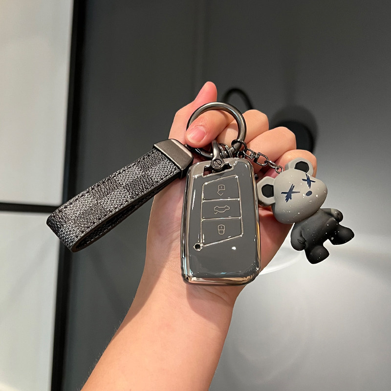 F 고급 회색 + 검은 색 격자 무늬 로프 + 그라디언트 베어