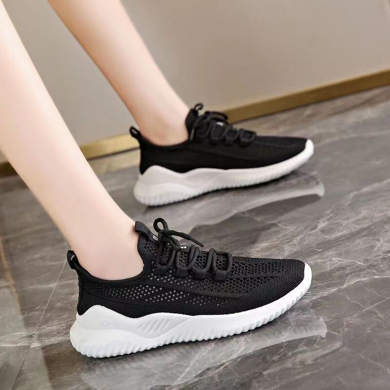 Wholesale and retail autumn breathable women's shoes new sneaker mother comfortable old Beijing mesh shoes light casual shoes