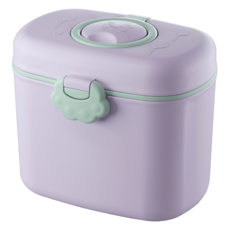 Bebé leche en polvo caja portátil fuera de embalaje sellado a prueba de humedad caja de embalaje tanque de almacenamiento alimentos complementarios arroz en polvo caja de embalaje