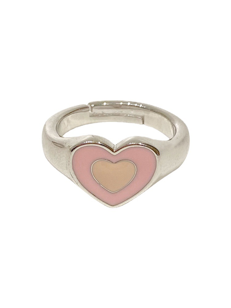 Brand cute fresh small design fashionable adjustable one size ring