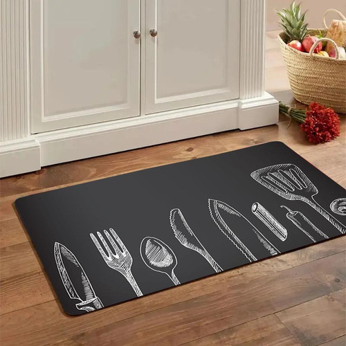 American-style kitchen-specific water-absorbing mat set—dirt-resistant, wear-proof, home-use doormat for entryway and front door decor—dropshipping available