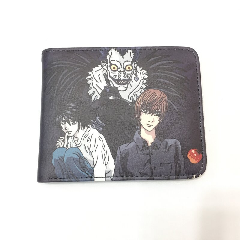 Death Note L noche Shenyue mi Haisha juego de dibujos animados billetera periférica corto horizontal monedero estudiante titular la tarjeta