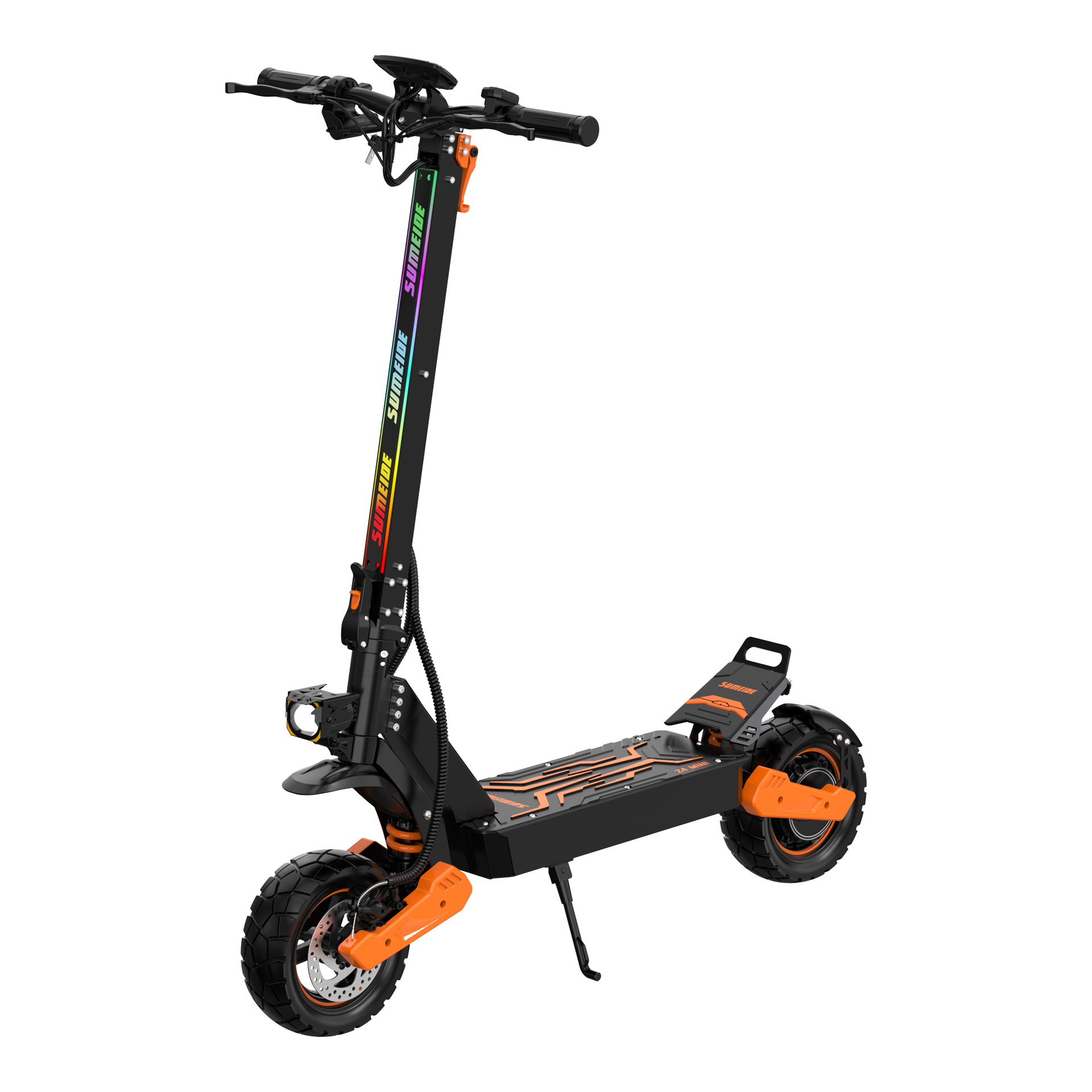 New adult foldable electric scooter with high power, long battery life, portable mini two-wheeled electric vehicle