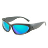 Sunglasses suitable for men and women, fashionable street bike for cycling, glasses, punk style