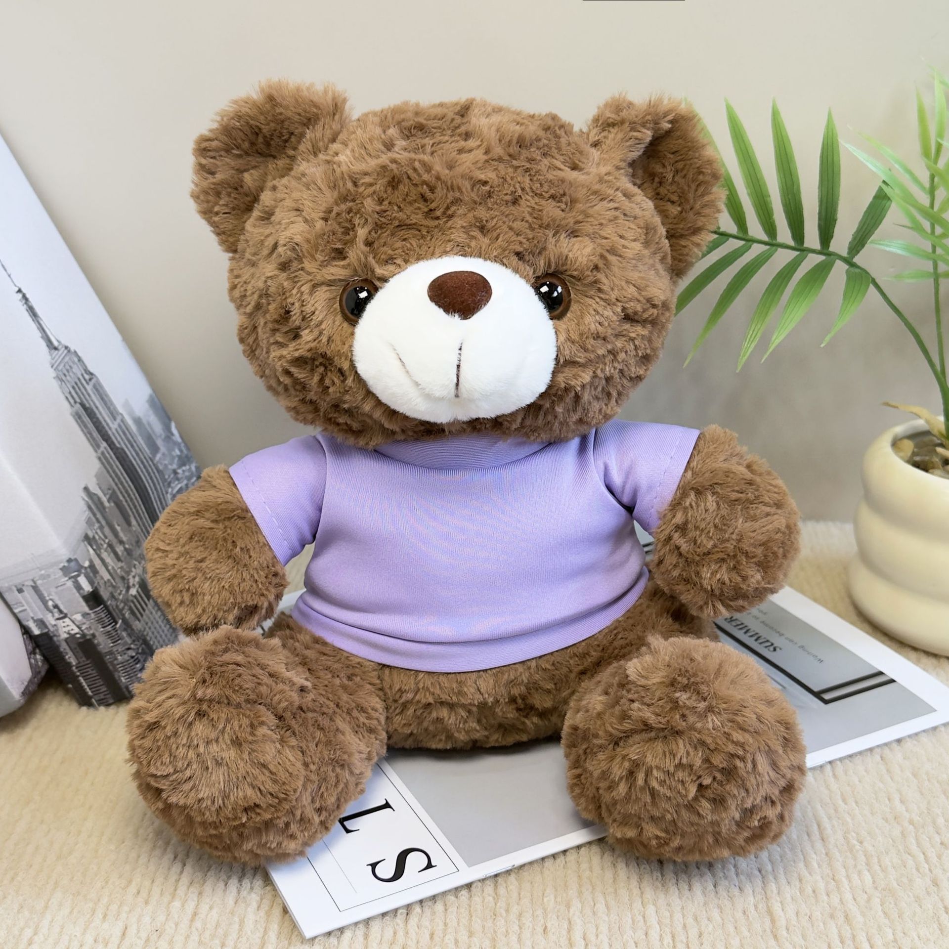 Osos de peluche abrazar osos muñecas muñecas agarrar muñecas regalo para niños impresión LOGO regalo juguetes de peluche